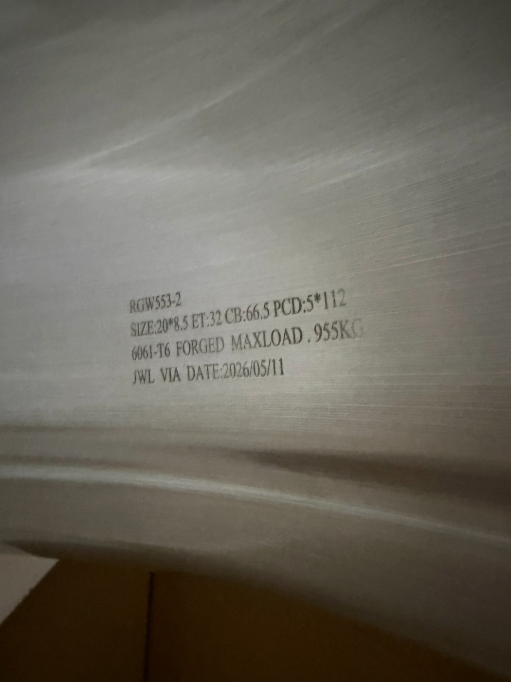 Mercedes S-Class R20 — кованый диск RGW, WT-RGW553-2