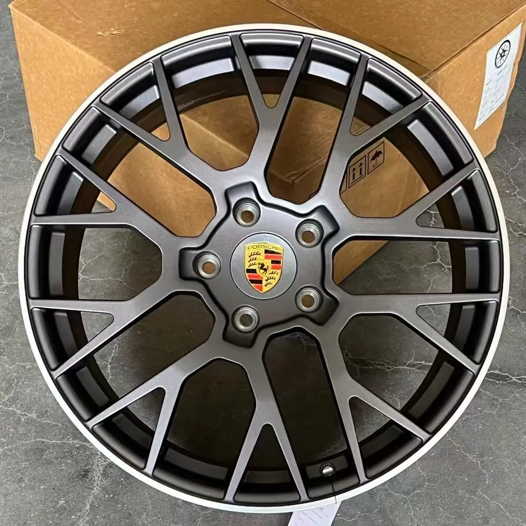 Кованые диски Porsche Cayenne New R21 GLOSS BLACK — реальное фото на складе RGW в Китае, WT-LH1861-5