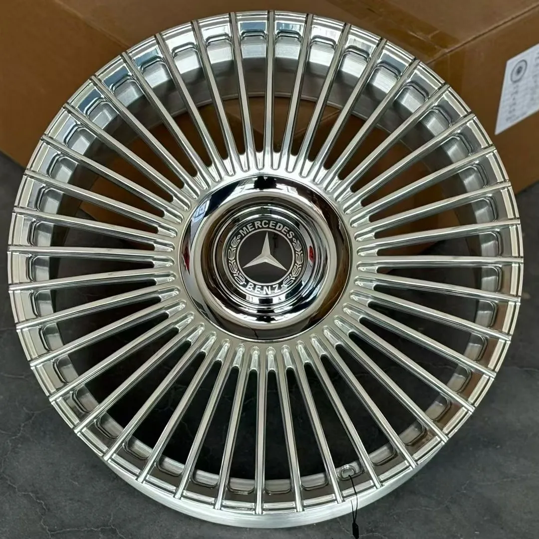 Кованые диски Mercedes S-Class R19 полировка — реальное фото на складе RGW в Китае, WT-RGW2330-1