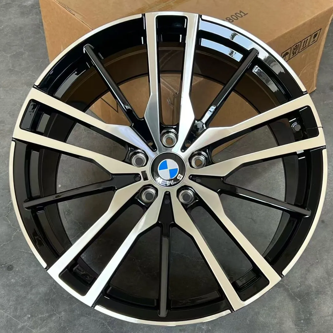 Кованые диски BMW X5 R19 чёрный + проточка — реальное фото на складе RGW в Китае, WT-RGW476-4